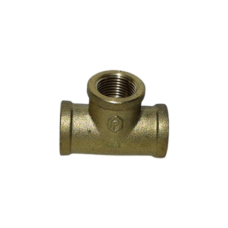 3/8" Brass Female Tee