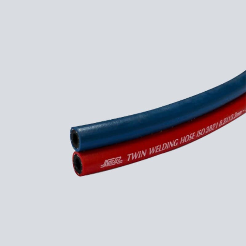 1/4" Twin Line Deadman Hose with Standard Brass Fittings – 20 Meters (Working Pressure: 20 Bar)